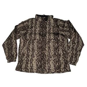 Dickies Snakeskin Camden Puffer Jacket Size Small Snakeskin Python $149 MSRP